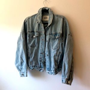Oversized denim jacket